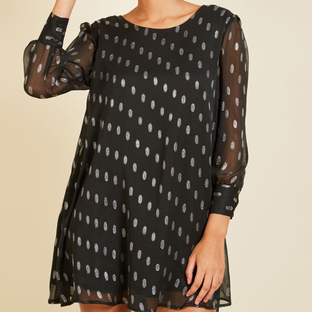 Modcloth "Slow Dance Sensation Shift Dress" Size M